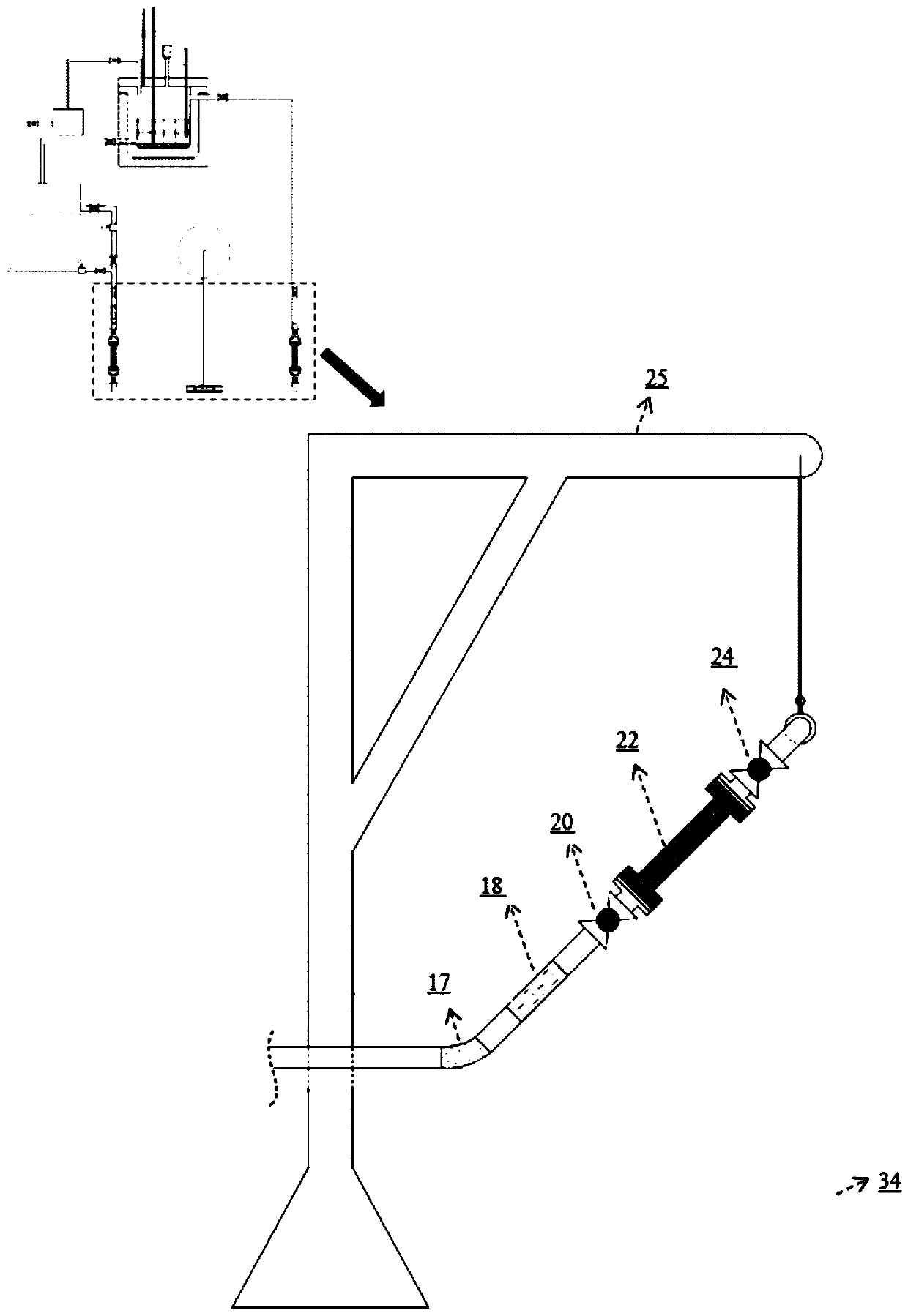 High temperature and high pressure gas-liquid two-phase h  <sub>2</sub> s/co  <sub>2</sub> Environmental in-situ load corrosion simulation loop system