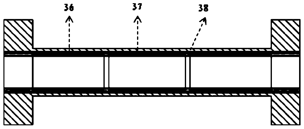 High temperature and high pressure gas-liquid two-phase h  <sub>2</sub> s/co  <sub>2</sub> Environmental in-situ load corrosion simulation loop system