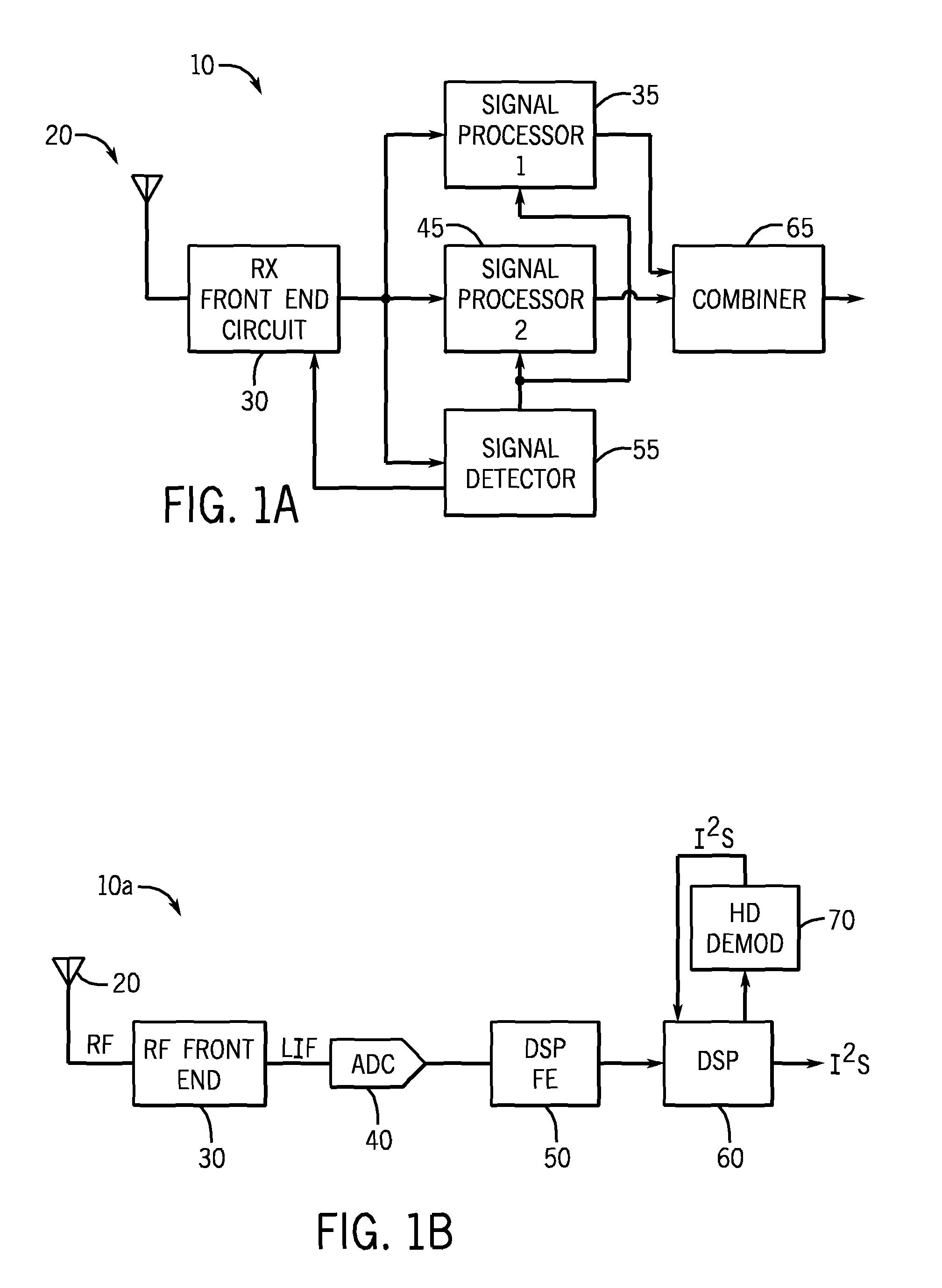 Detecting digital radio signals