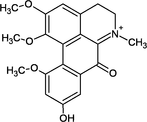 Dicranostigma leptopodum berberrubine salt derivative