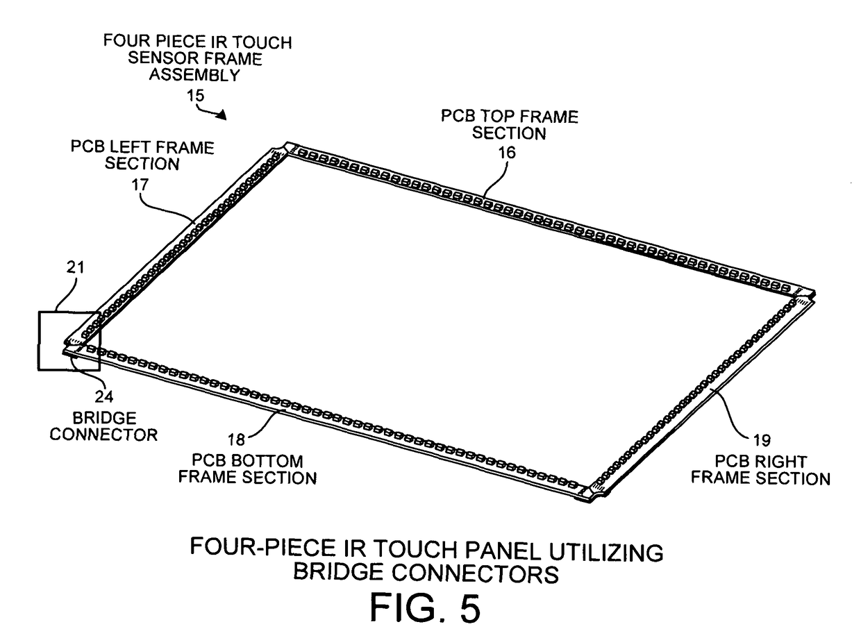 PCB bridge connector for connecting PCB devices