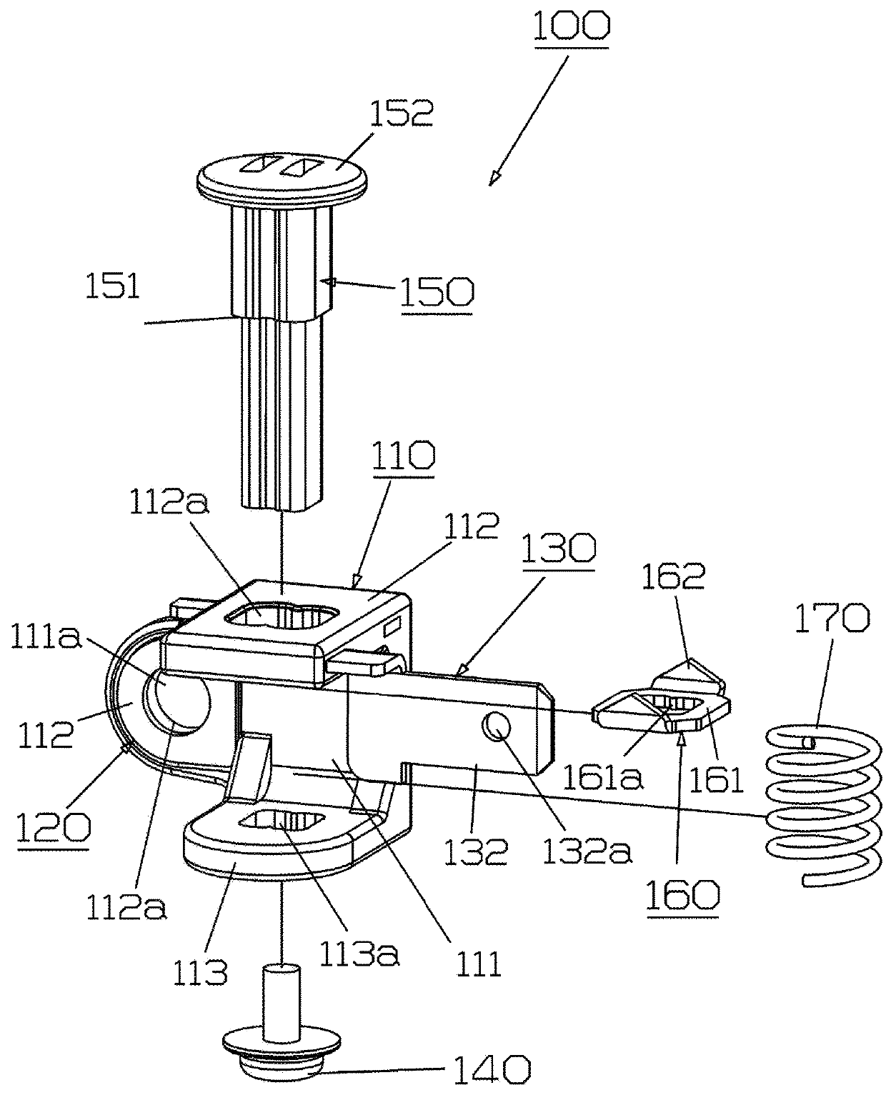 Lamp switch for parking brake