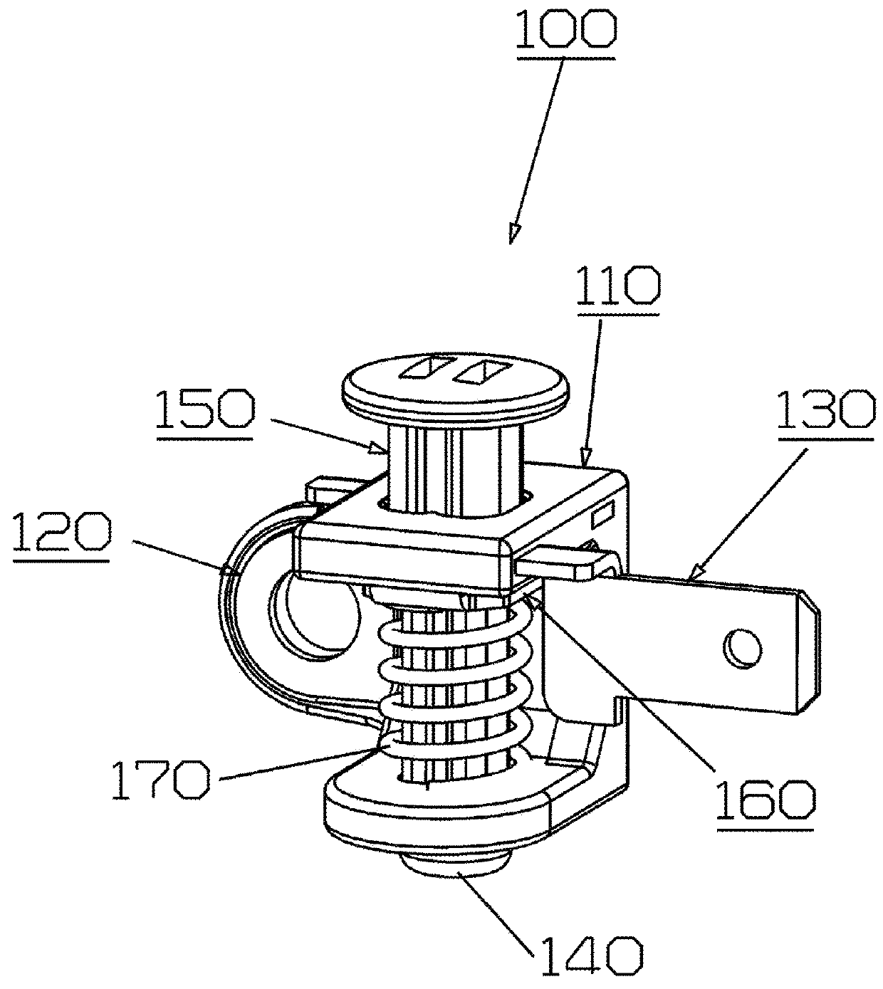 Lamp switch for parking brake