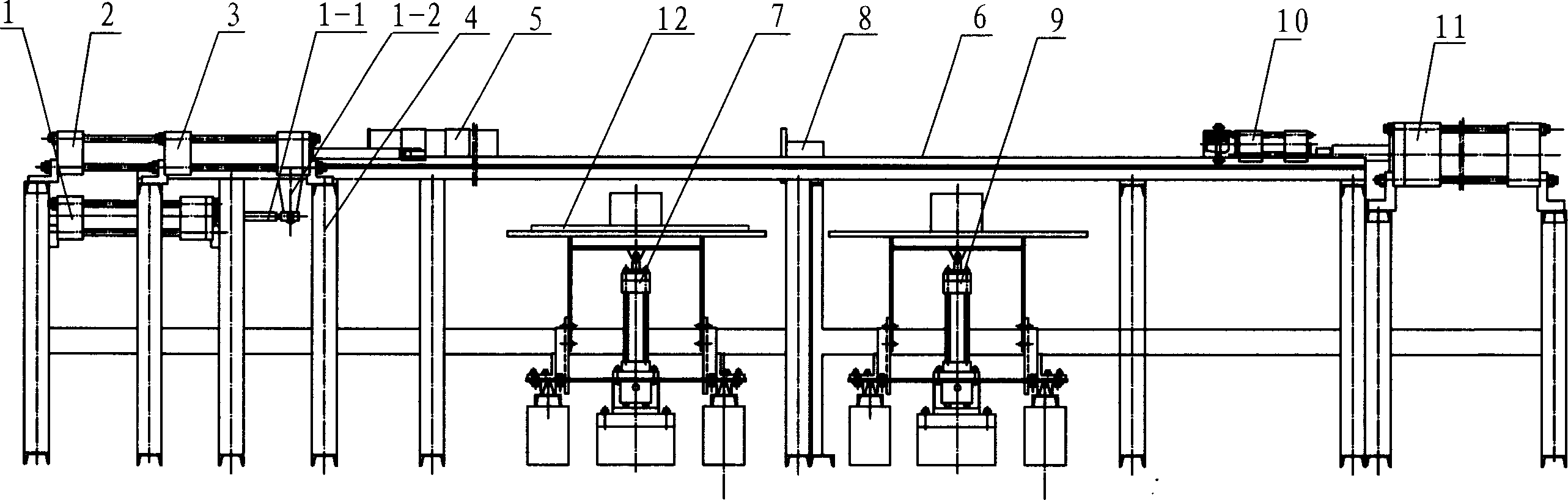 Hydraulic flexible method for producing cold-drawn pipe and apparatus