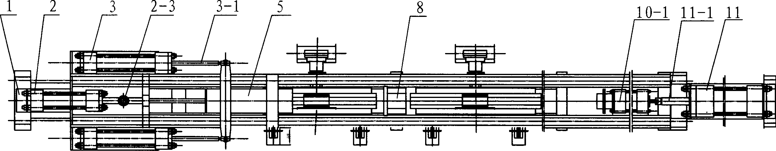 Hydraulic flexible method for producing cold-drawn pipe and apparatus