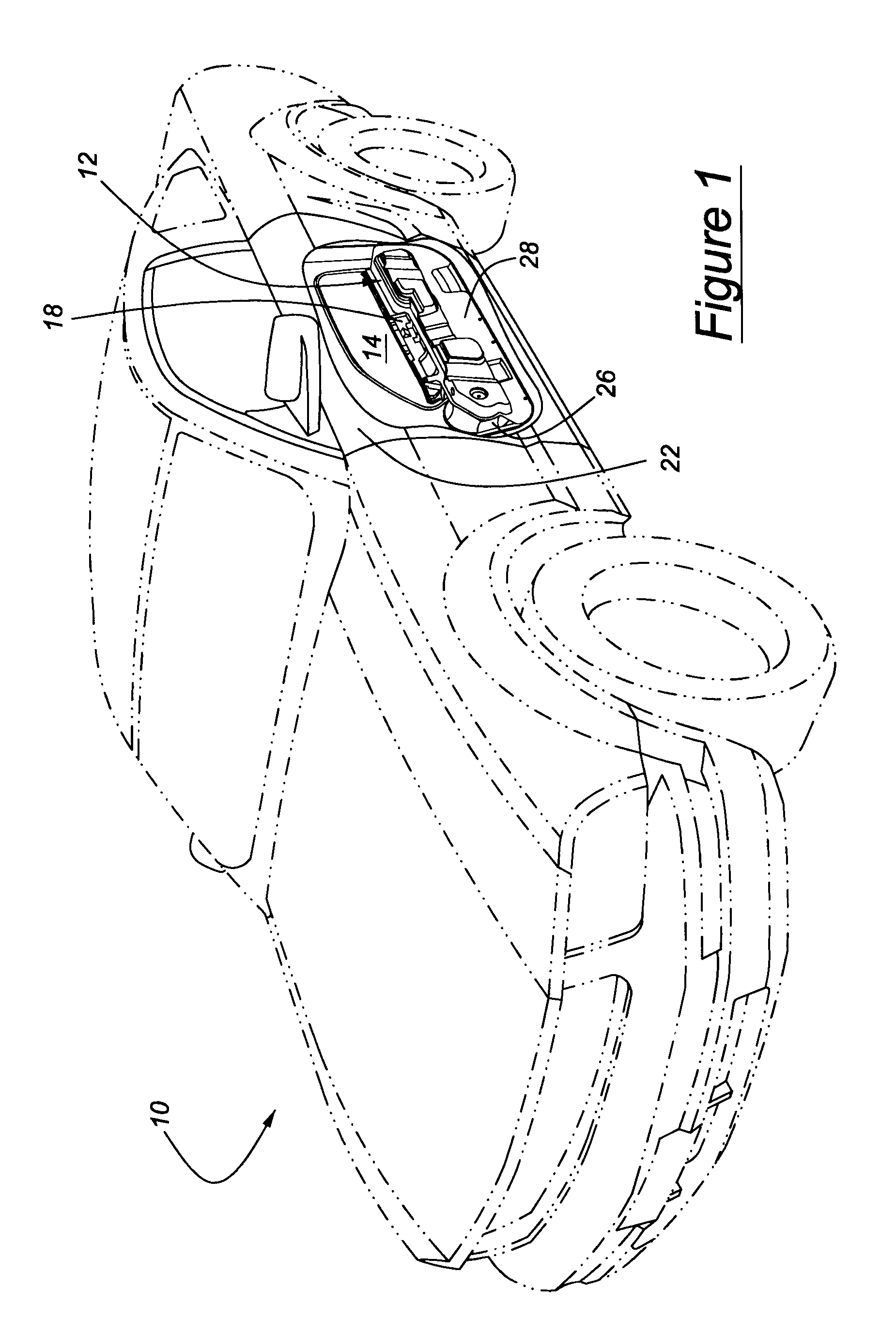 Automotive interior trim panel with integral acoustic chamber