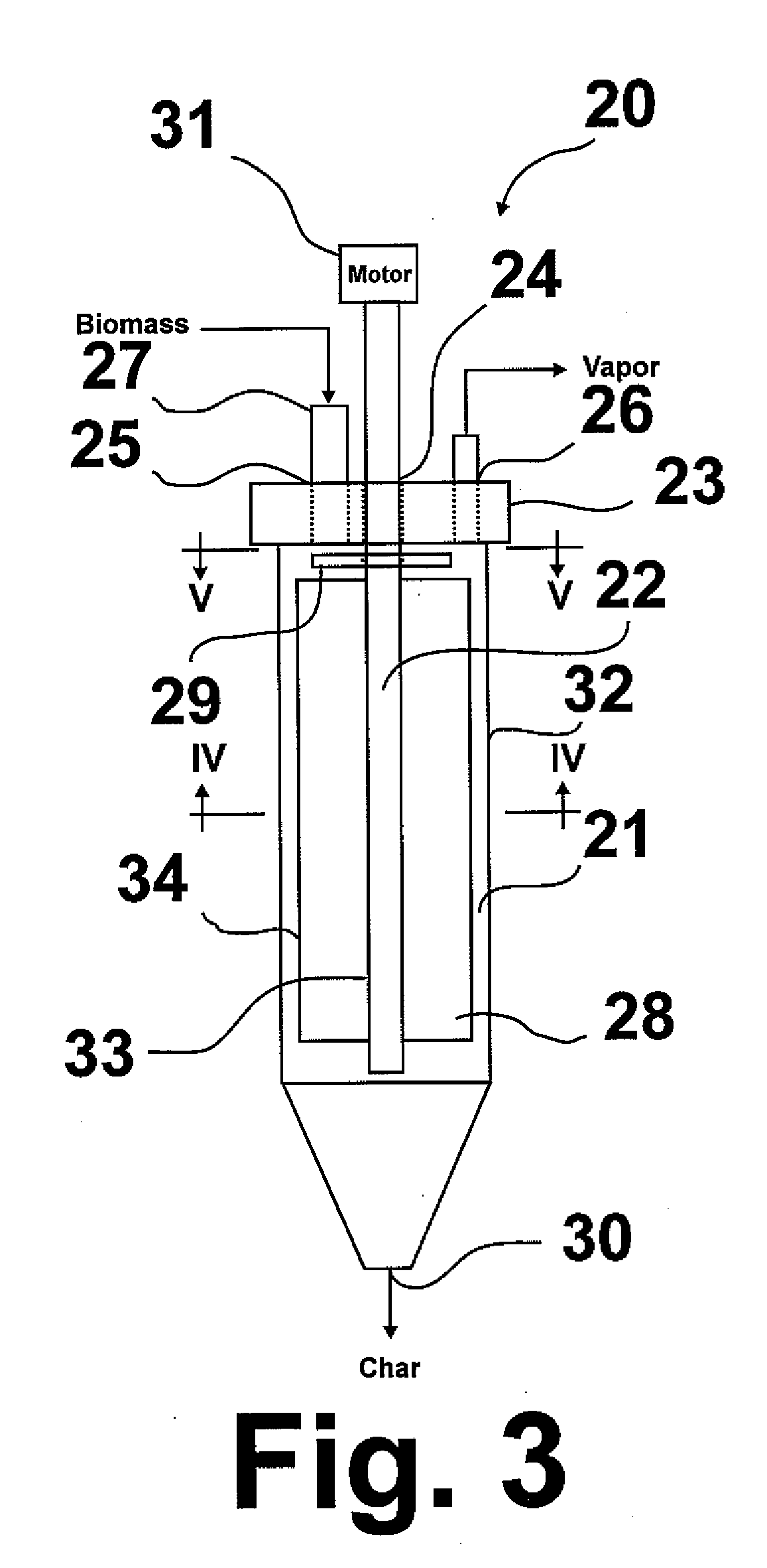 Mechanically driven centrifugal pyrolyzer