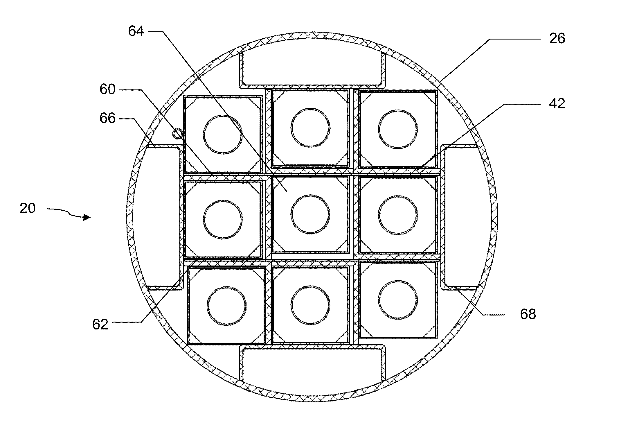 Storage, transportation and disposal system for used nuclear fuel assemblies