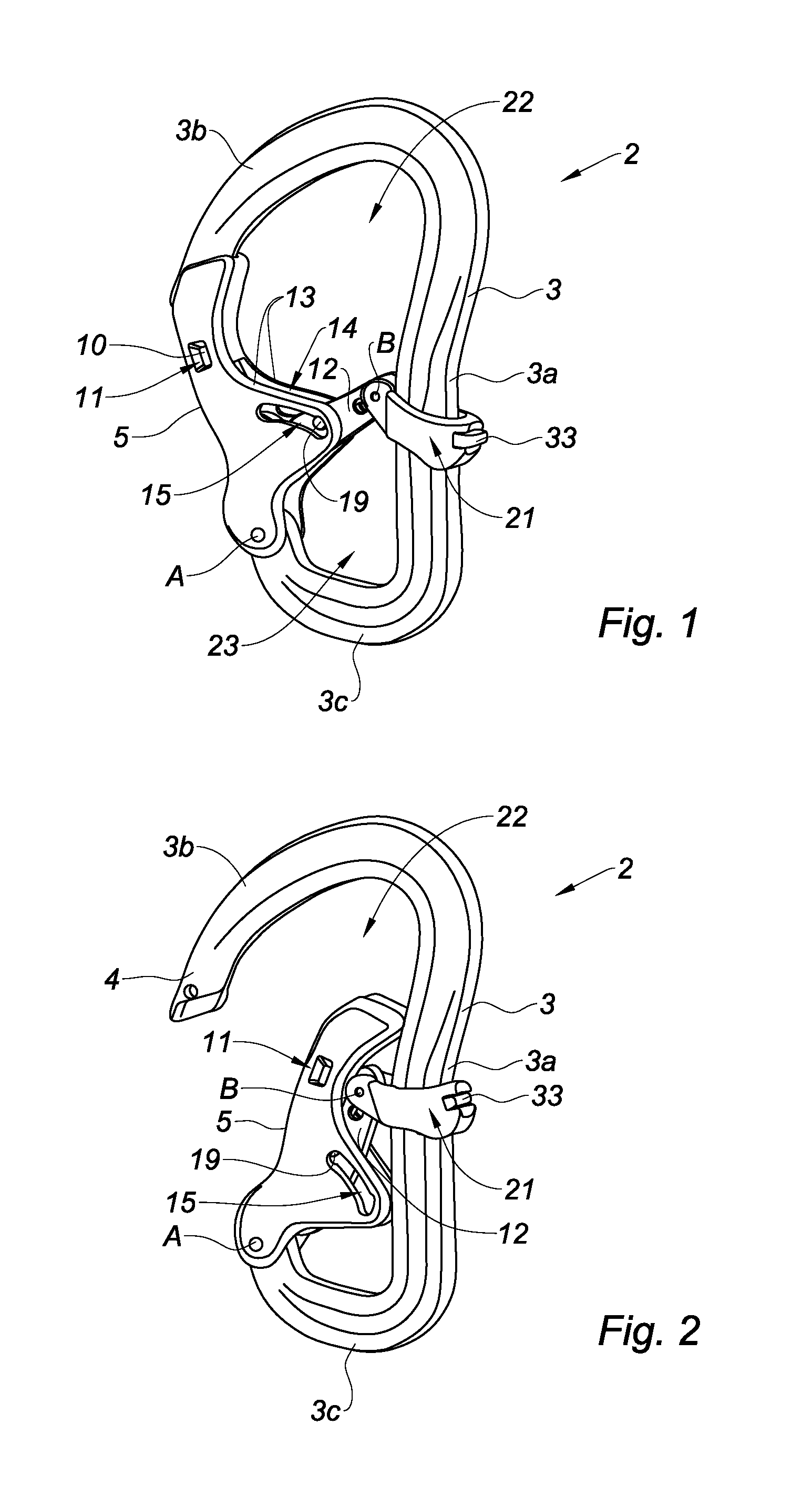 Safety carabiner