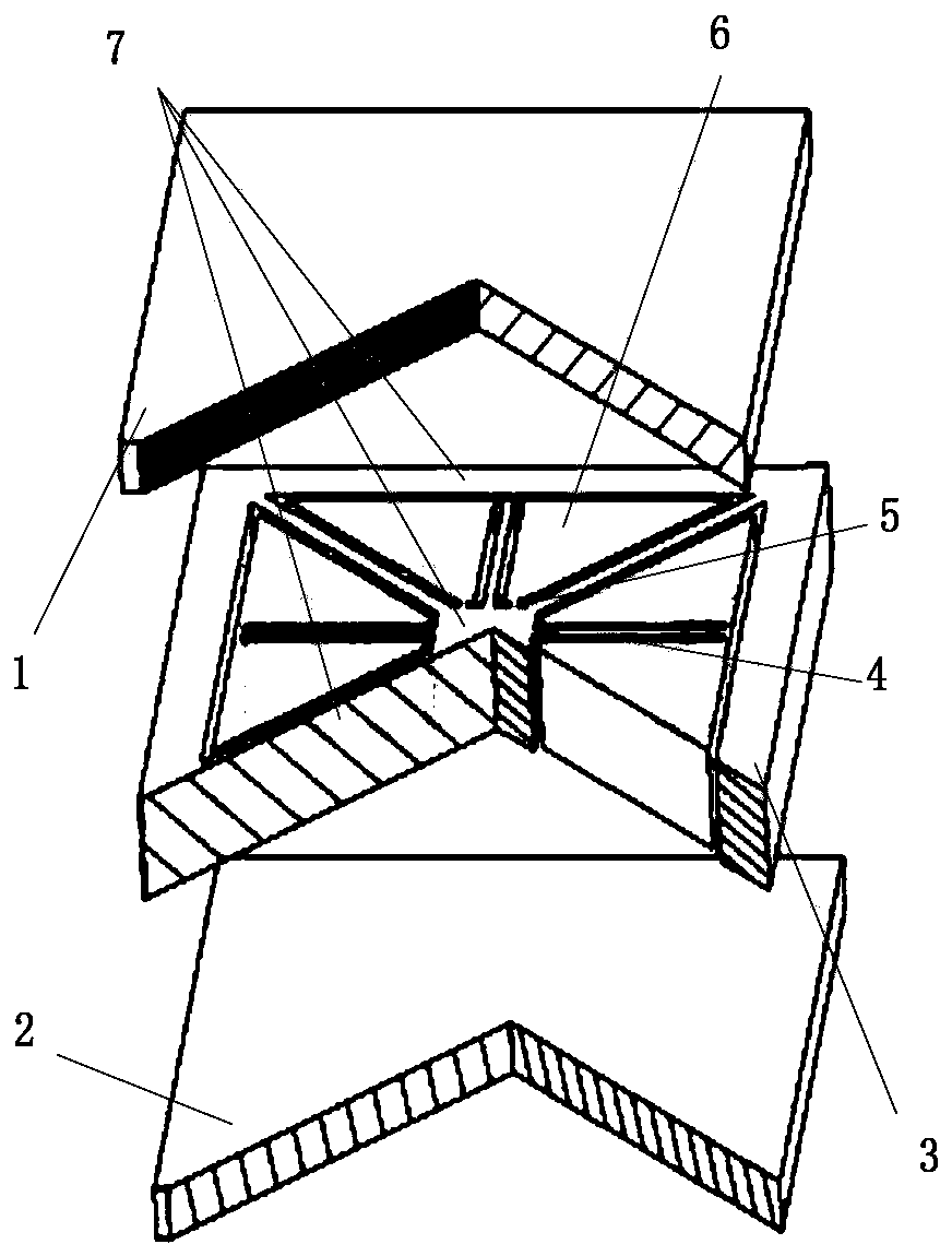 A six-axis integrated micro-acceleration sensor and its manufacturing method