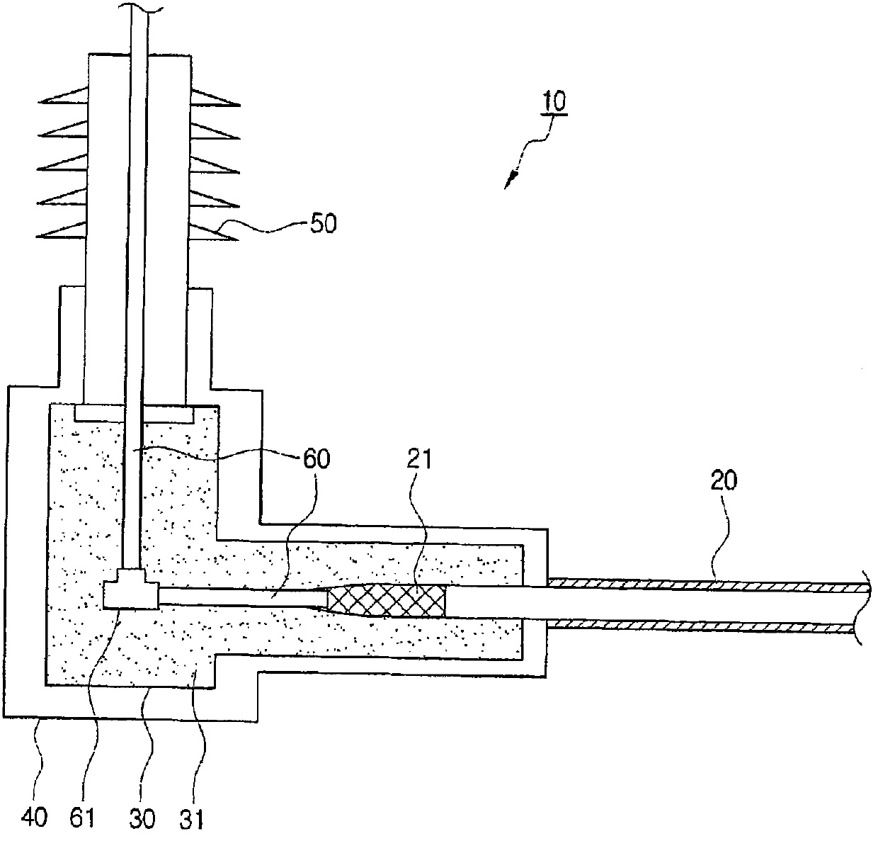 Terminal apparatus with built-in fault current limiter for superconducting cable system