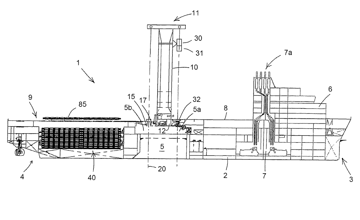 Subsea wellbore operations vessel