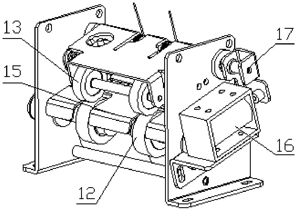 Single paper currency continuous transmission device