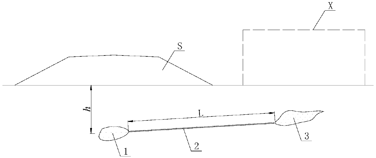 Karst grouting reinforcement method near existing ballastless track roadbed