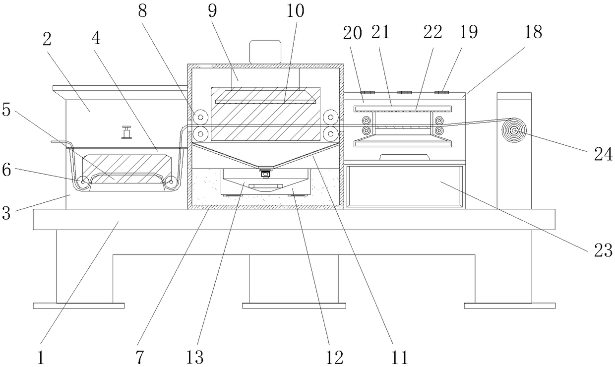 Cloth printing and dyeing device