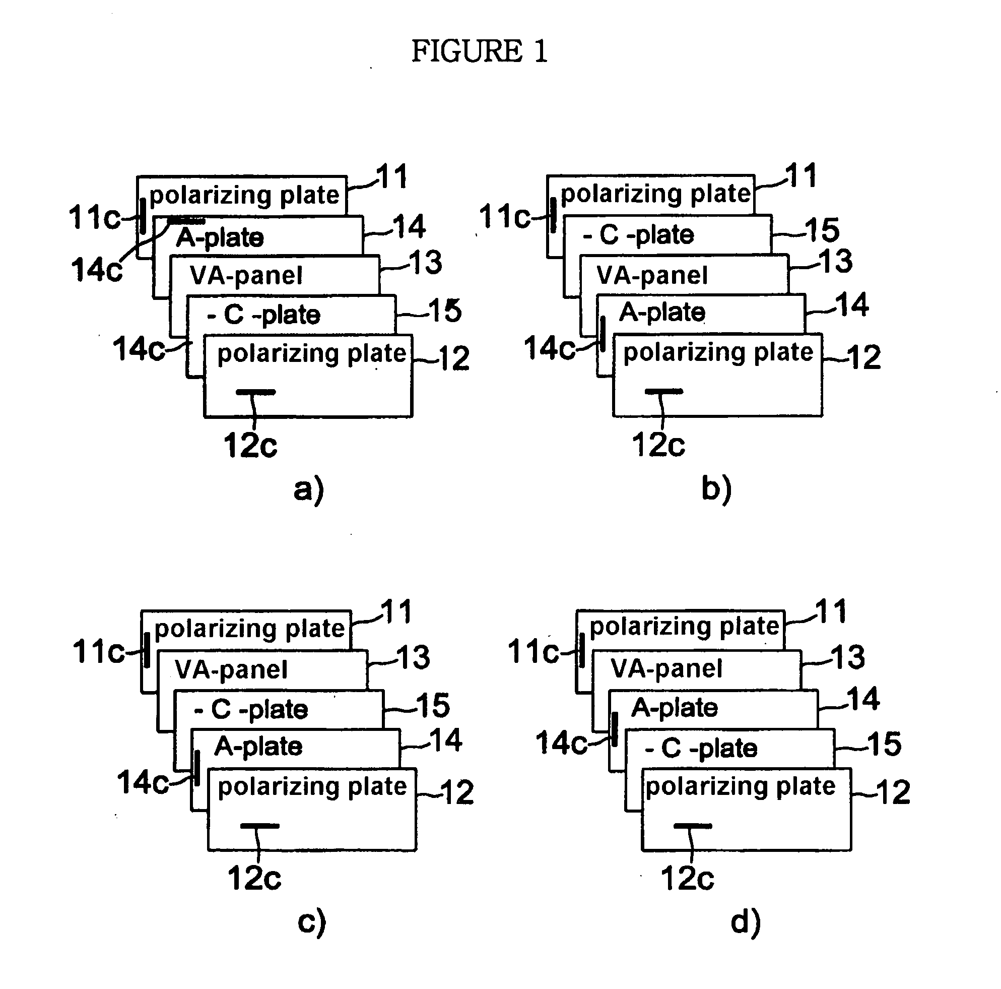 Vertically aligned liquid crystal display having negative compensation film