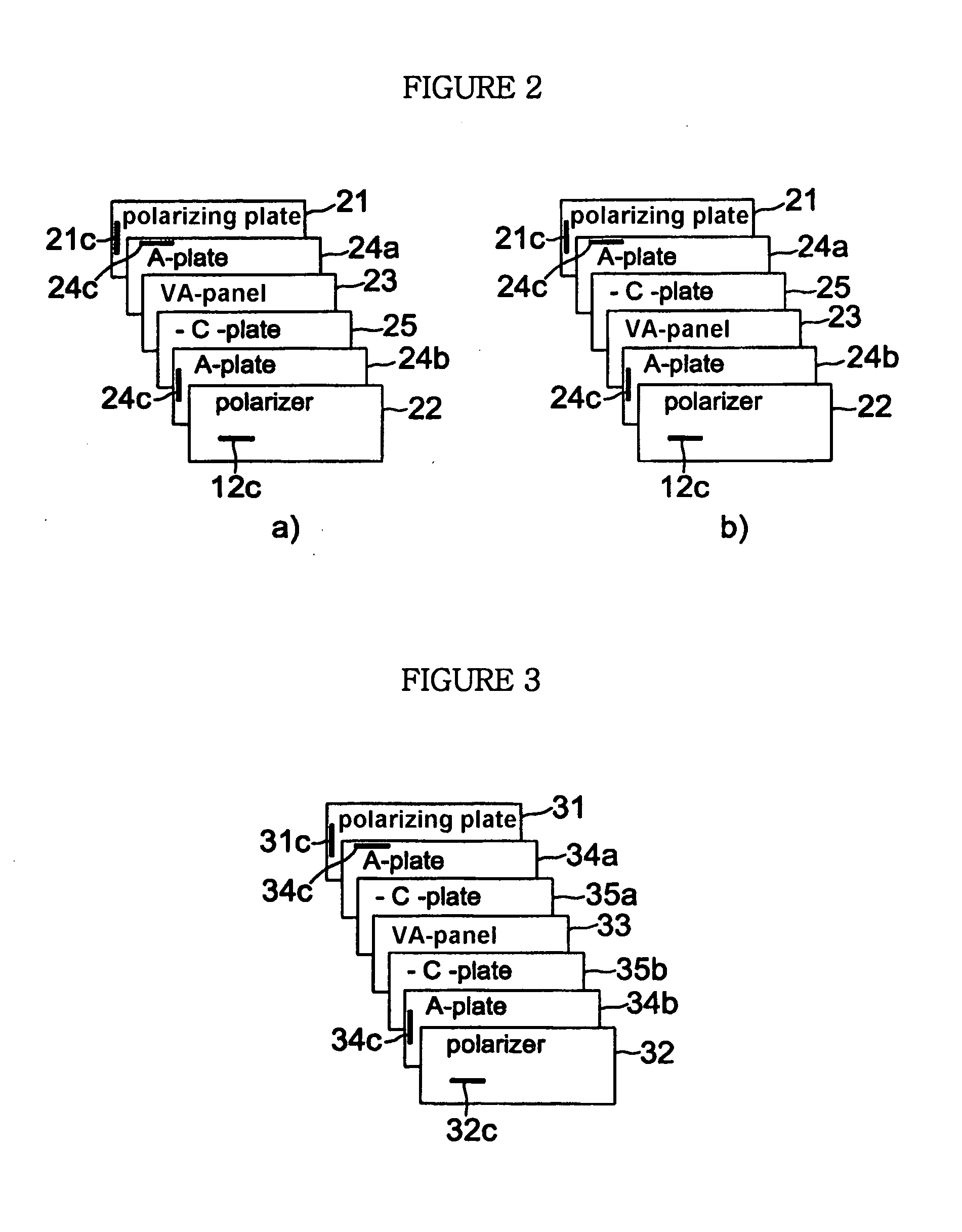 Vertically aligned liquid crystal display having negative compensation film