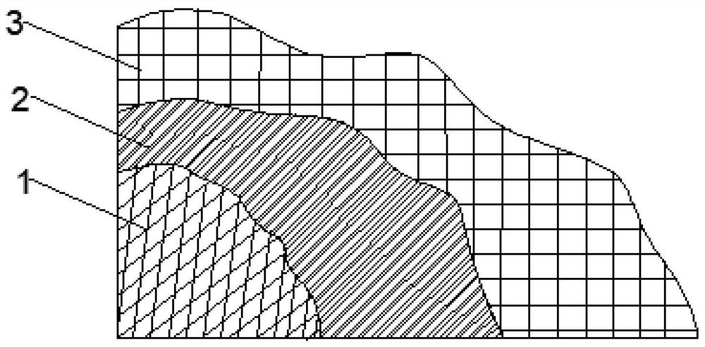 Gob-side entry retaining goaf gangue blocking sealing structure and manufacturing method thereof