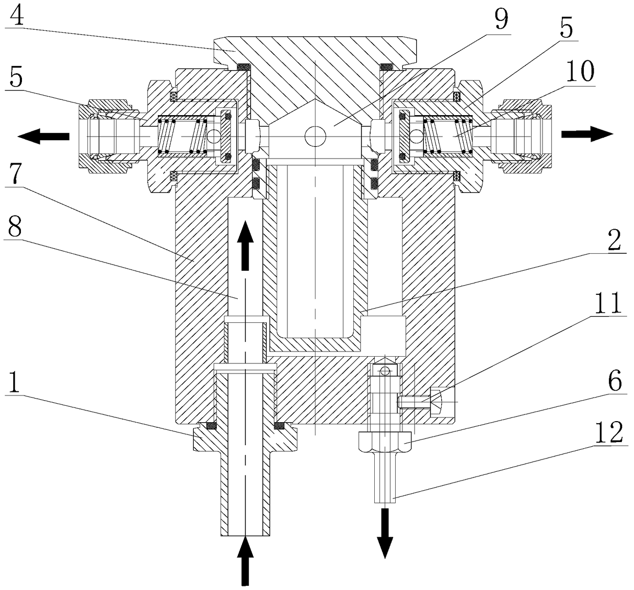 Multifunctional high pressure gas safety purifier