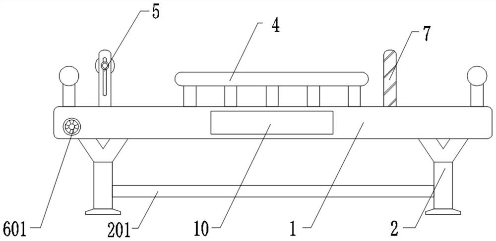 Physiotherapy equipment based on internal medicine nursing and method thereof