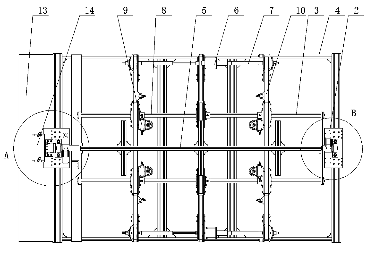 Solar battery assembly turning device