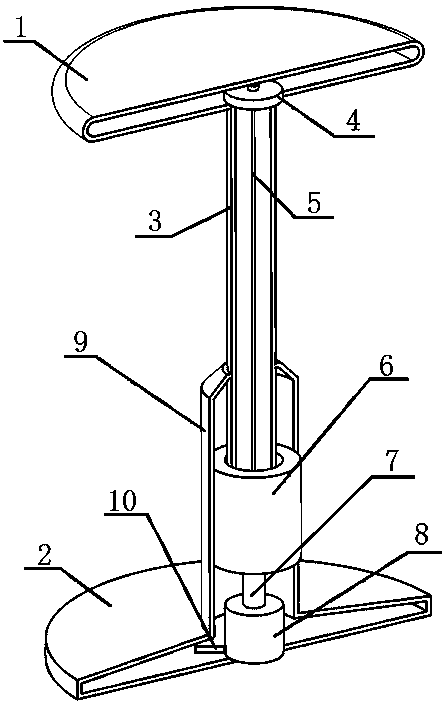 Sedentary rotary reminding stool