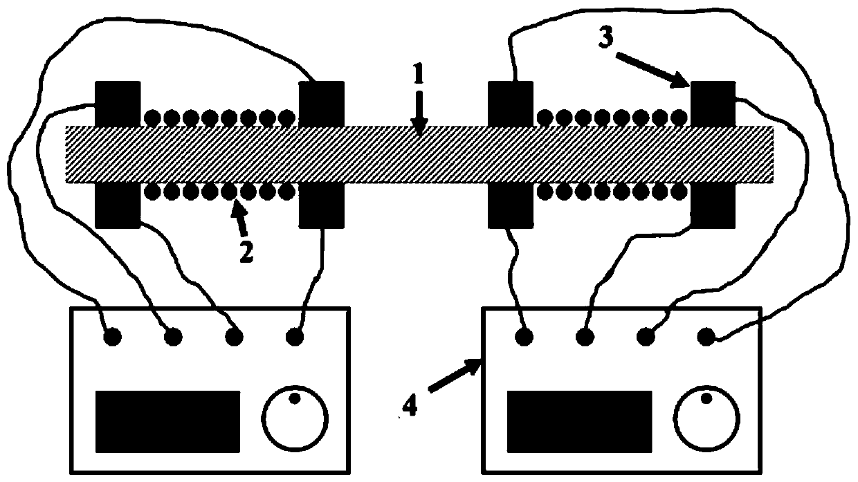 Flexible temperature-sensitive pressure sensor based on nanoparticl lattice quantum conductance and assembly method and application thereof