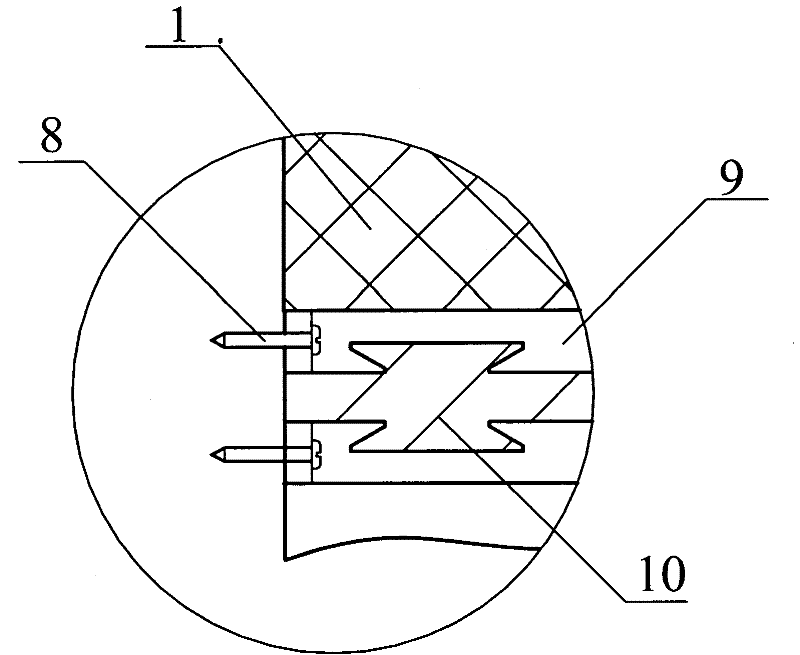 Embedded flat plate heat collecting roof/wall