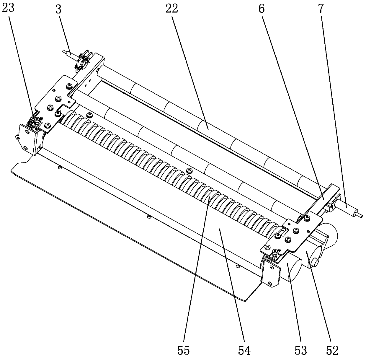 Integrated cutting, sealing and printing machine