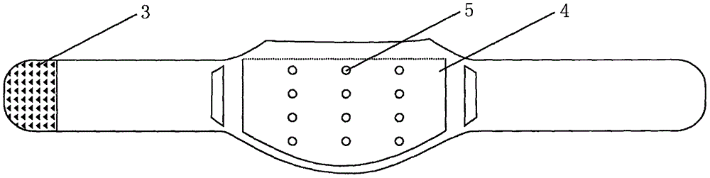 Natural spontaneous heating health-care physiotherapy waist support and preparation method thereof