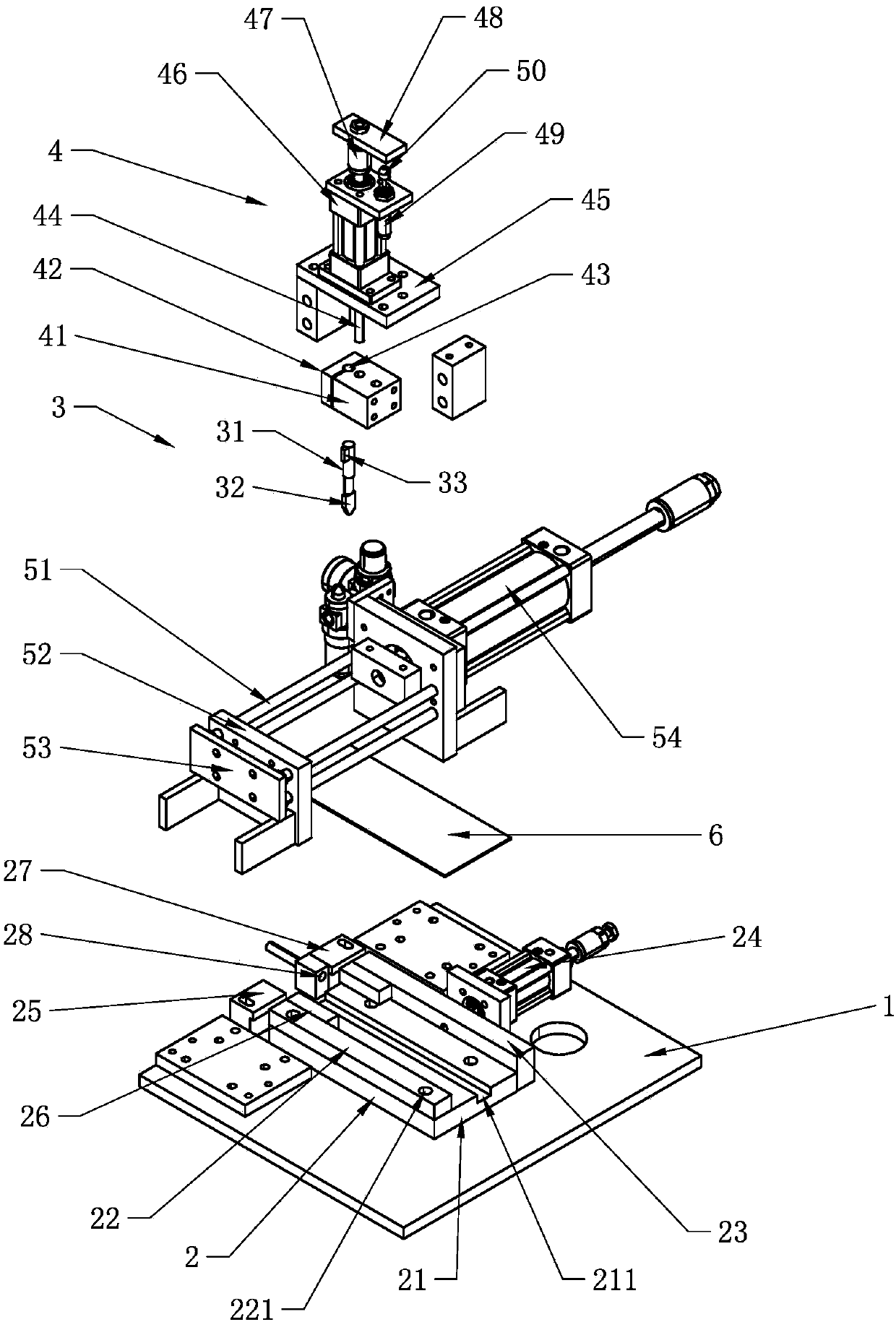 Clamp for lens cutting machine