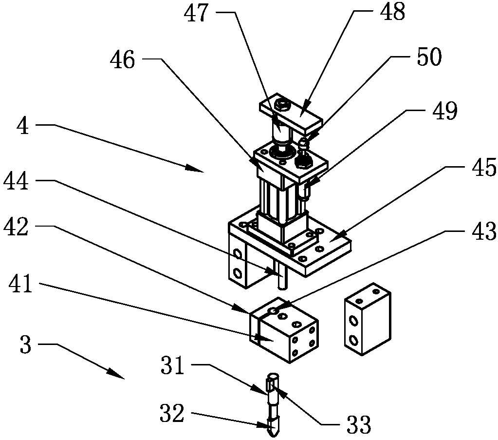 Clamp for lens cutting machine