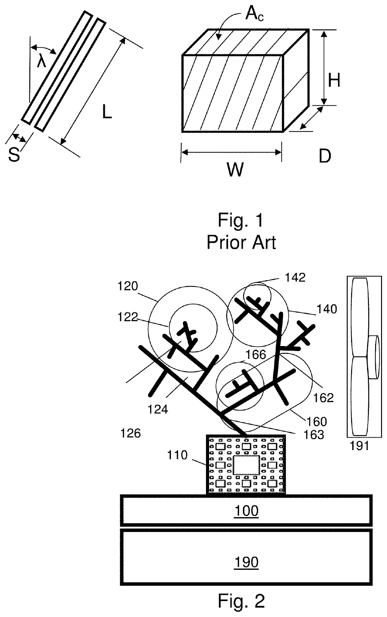 Fractal heat transfer device