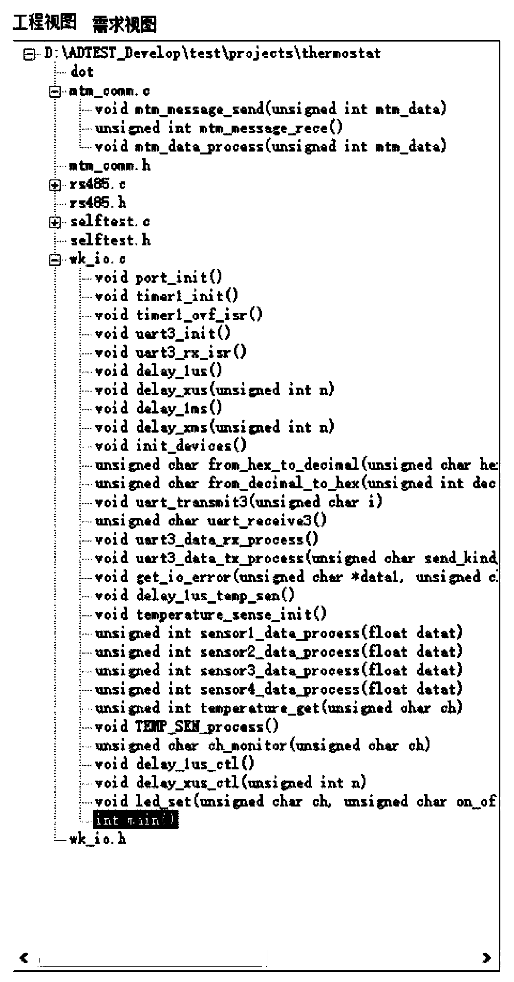 Automatic test case generation and test process management method based on white box analysis