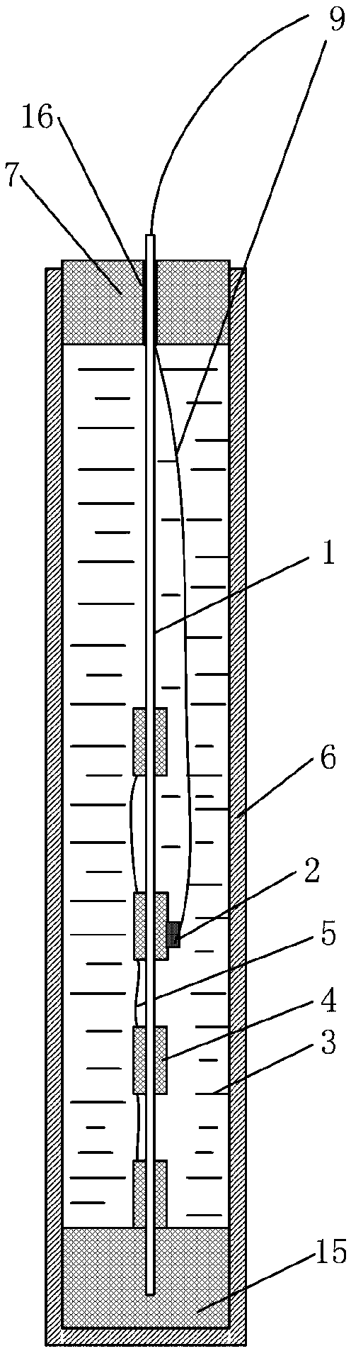 Presplitting blasting system used for foundation pit excavation