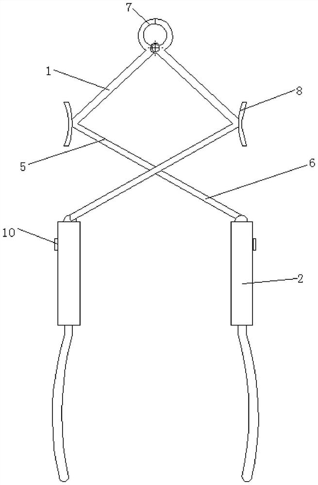 A kind of cutting pliers used in barbecue auxiliary