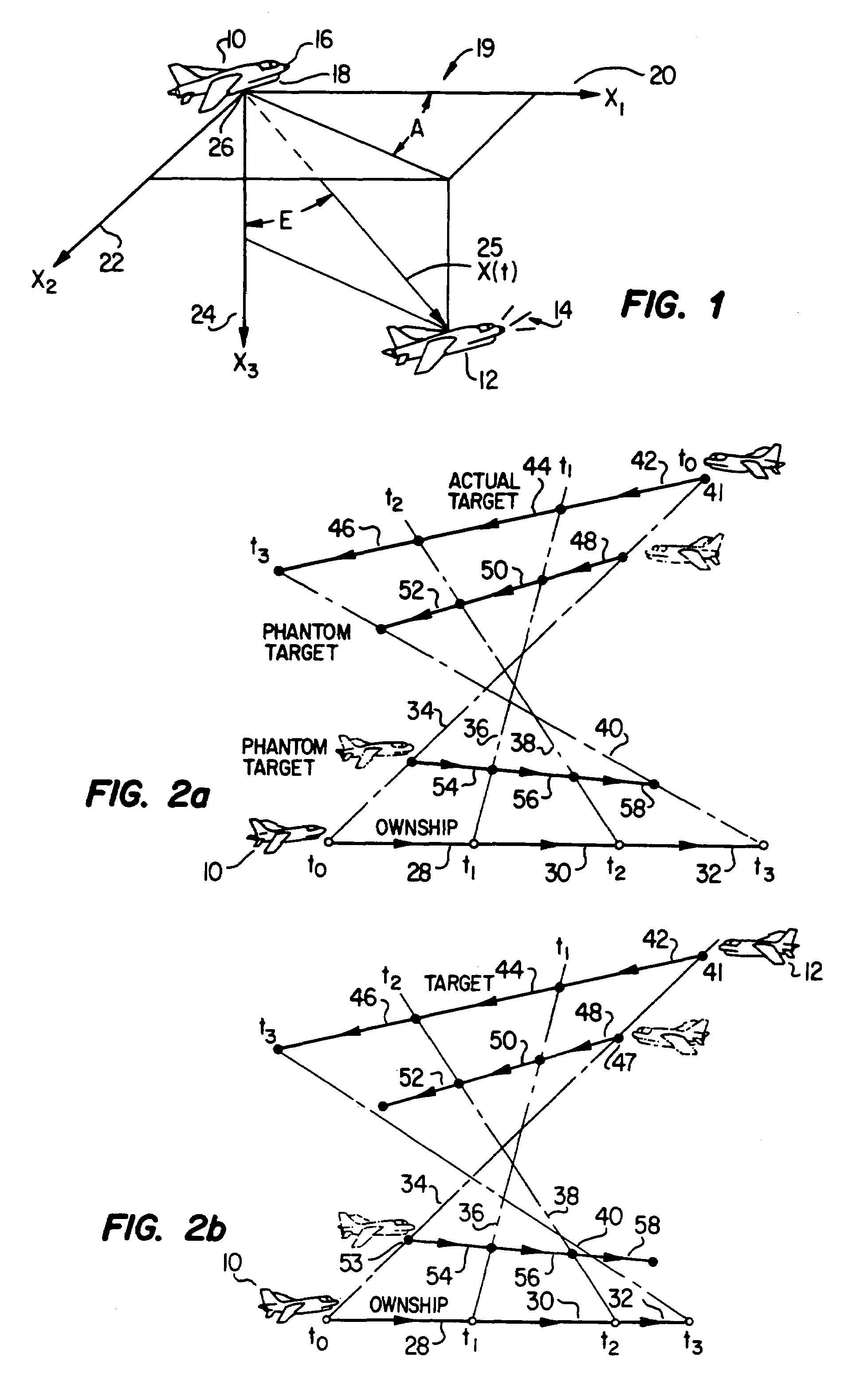 Method and apparatus for air-to-air aircraft ranging