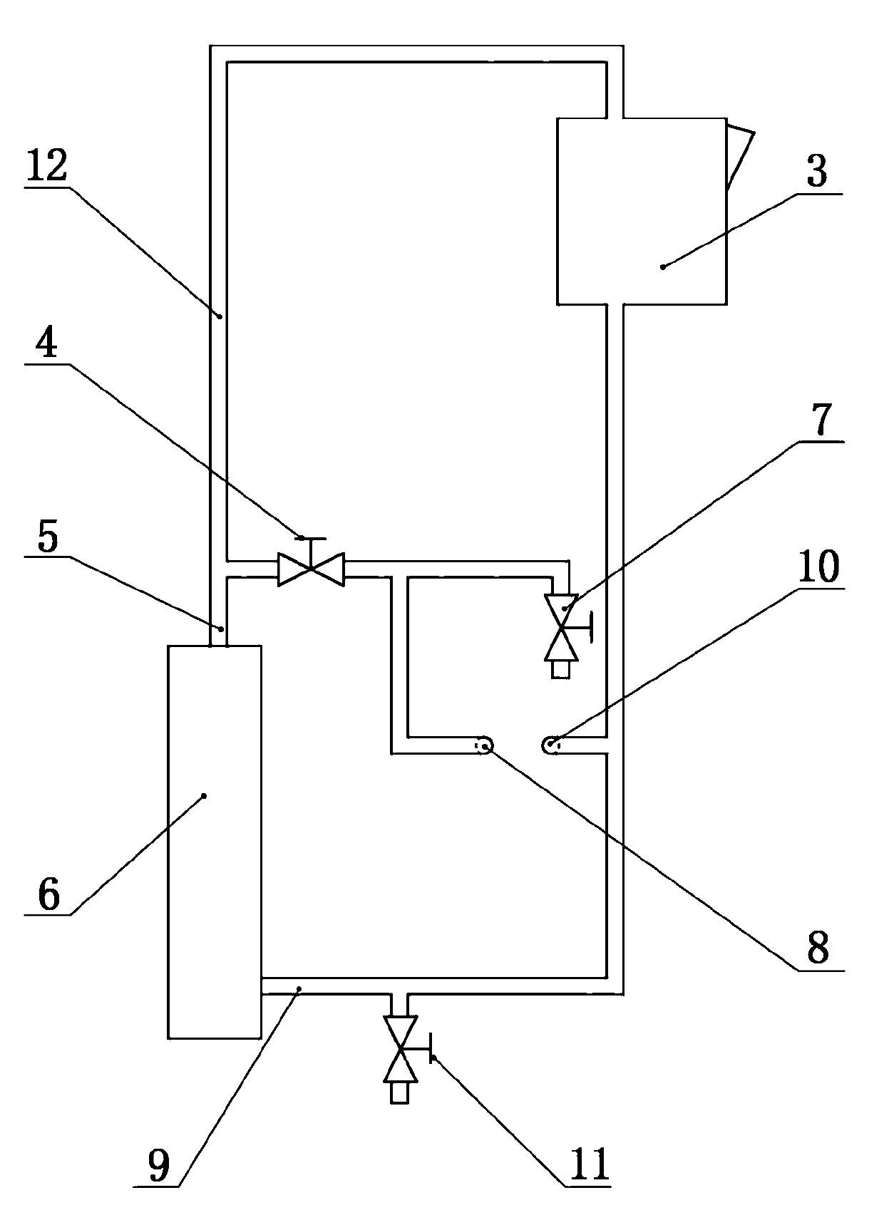 Automatic temperature control water heating bed