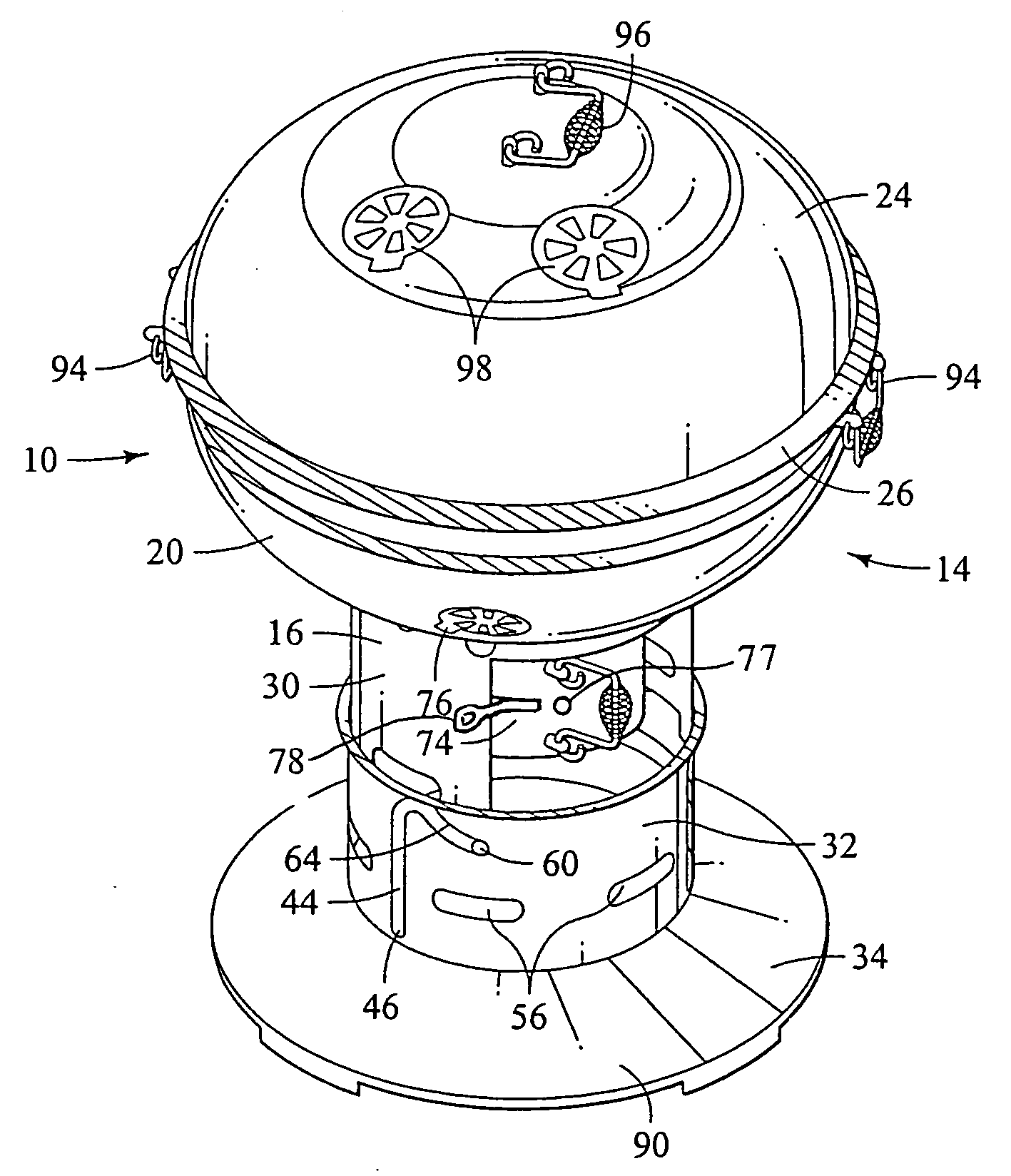 Convertible outdoor appliance