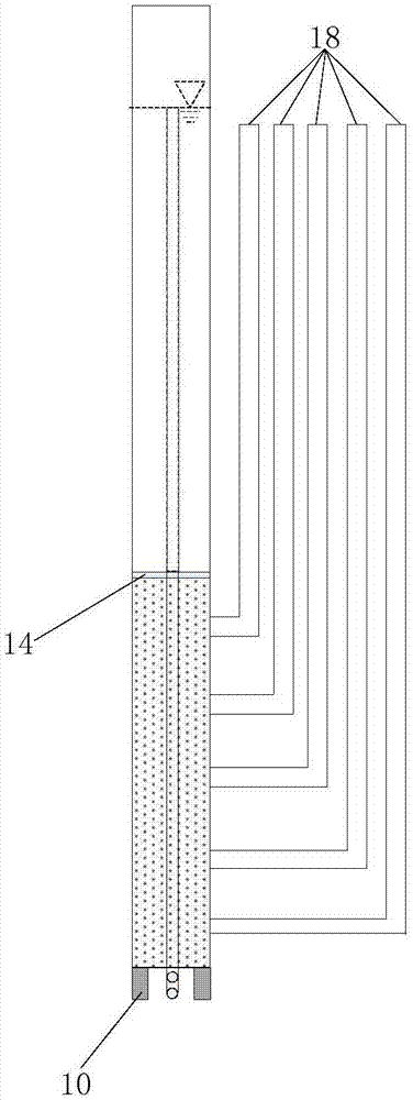 Water circulating sand tank test device for confined water seepage model