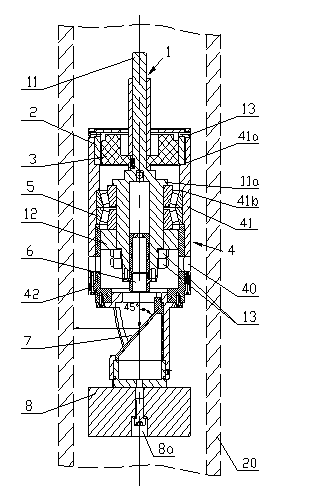 Ultrasonic pipe wall thickness measuring device