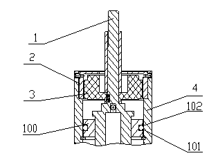 Ultrasonic pipe wall thickness measuring device