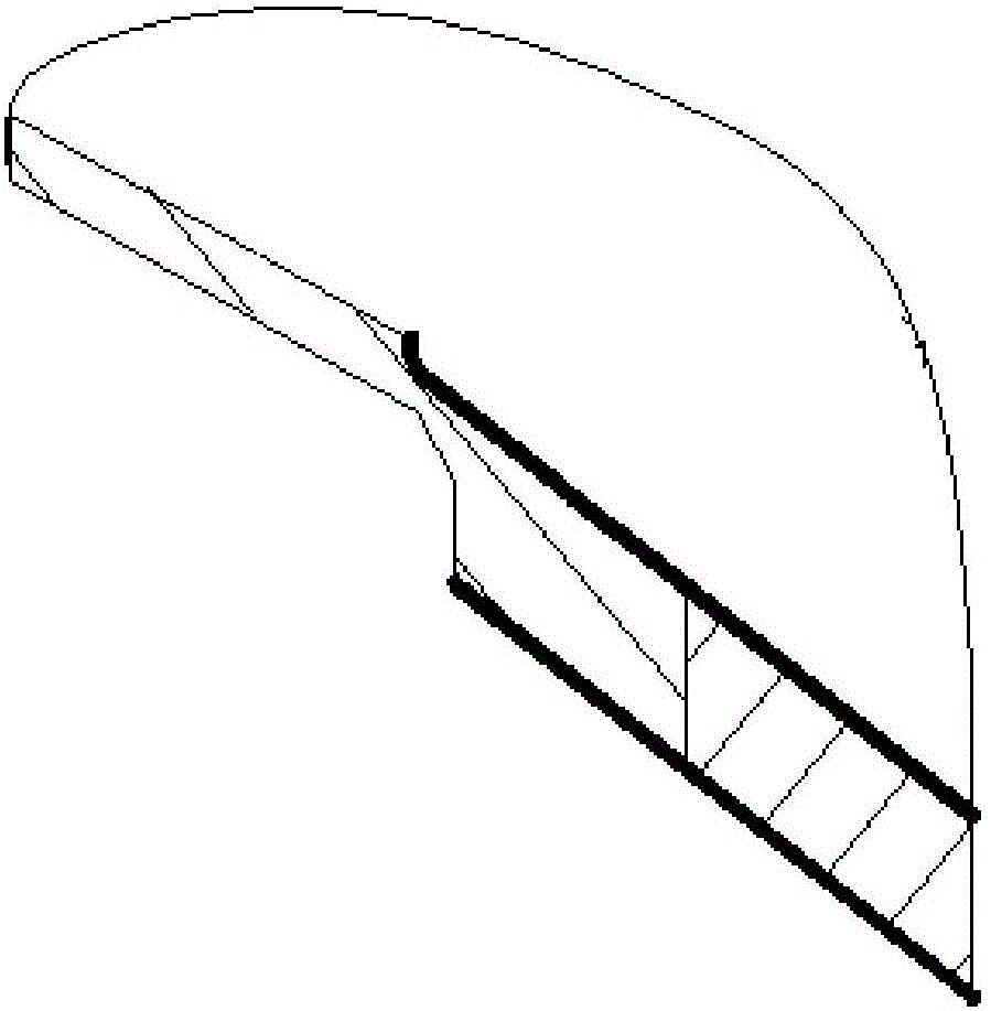 Rotary pressing method of rotation curve part with front and back mounting sides