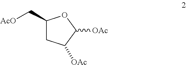 Method of preparing deoxyribofuranose compounds