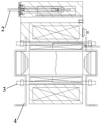 Power frequency epoxide filling and sealing transformer used for electrostatic oil smoke removing device