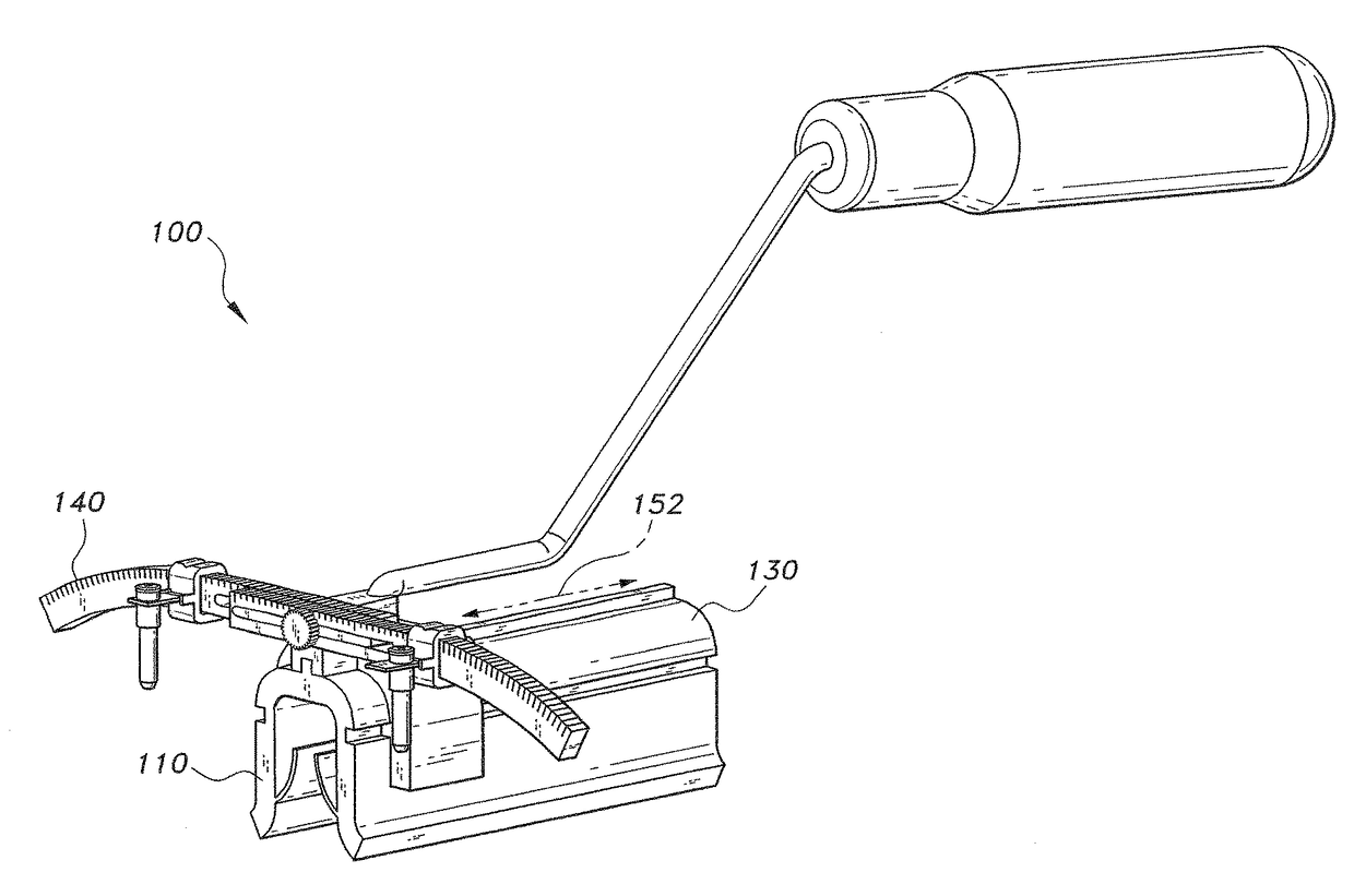 Lumbar spine pedicle screw guide