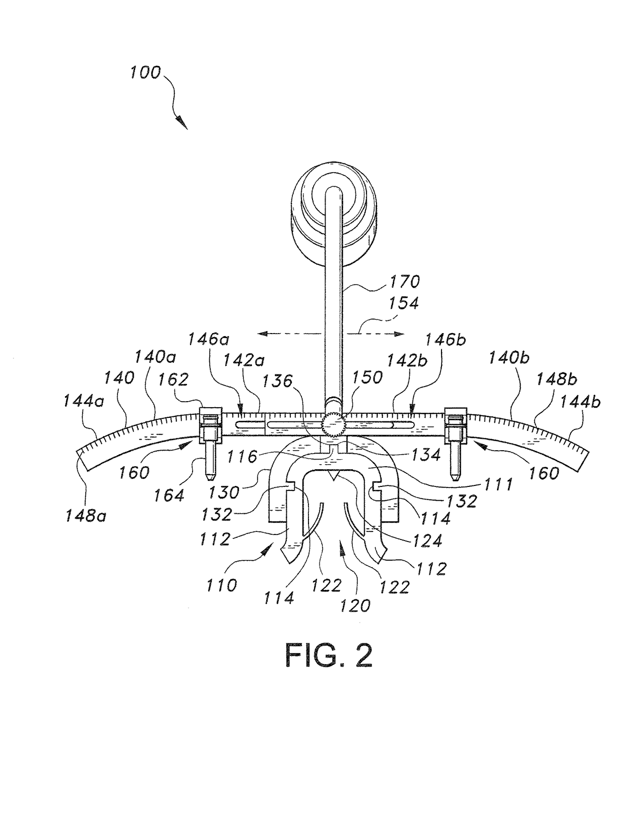 Lumbar spine pedicle screw guide