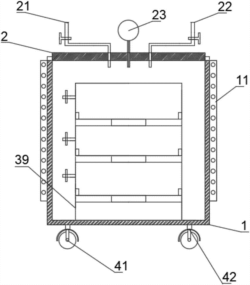 Laboratory department anti-pollution type bacterial culturing device