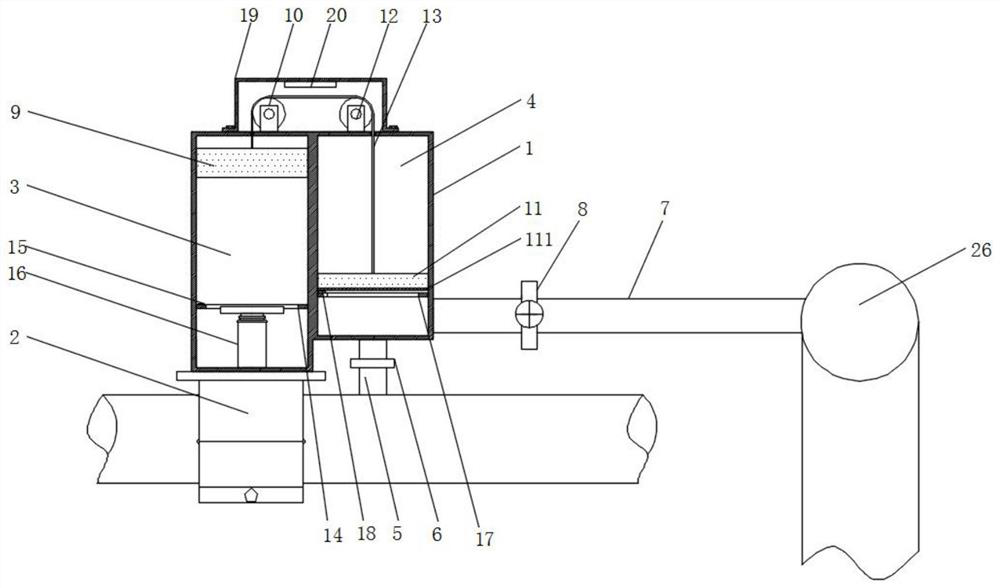 A centralized exhaust device for a refrigeration machine room