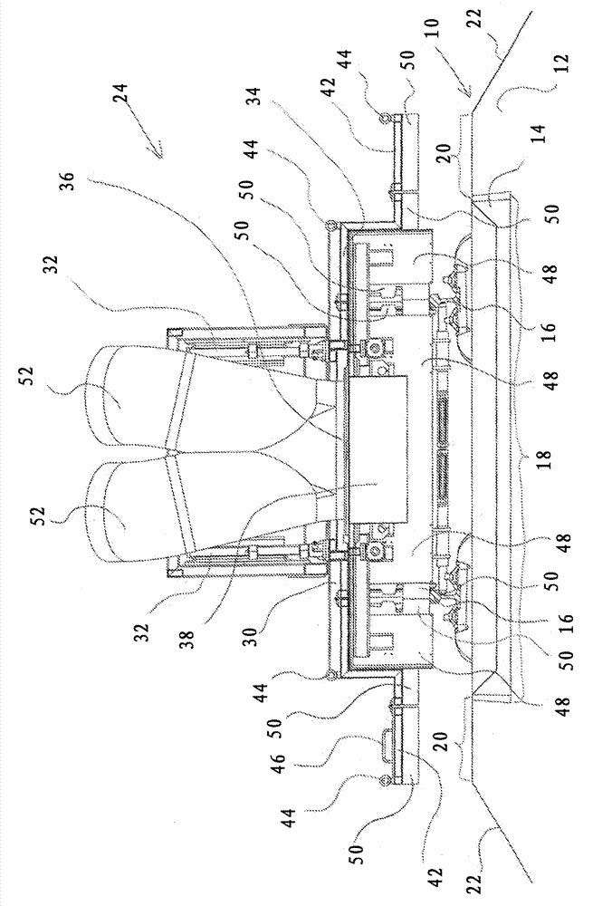 Regulating device and method for drying and temperature regulation of ballast bed